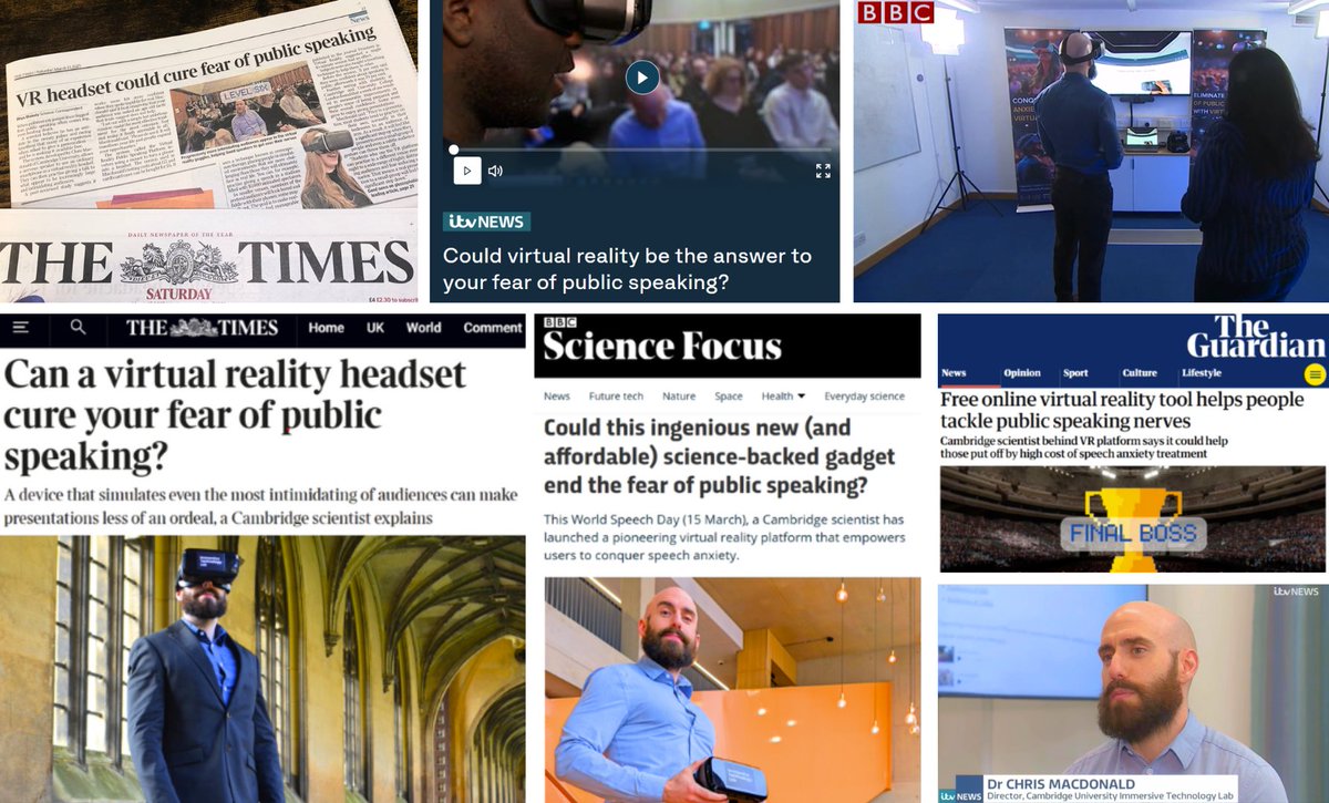 Dr Chris Macdonald (@cmacdonaldphd) on Twitter photo What a week…
7 days ago, I launched a free online platform that helps people become more skilled and more confident public speakers.
It is receiving widespread media attention with coverage in over 100 international news outlets – and counting! BBC, ITV, The Times, The What a week…
7 days ago, I launched a free online platform that helps people become more skilled and more confident public speakers.
It is receiving widespread media attention with coverage in over 100 international news outlets – and counting! BBC, ITV, The Times, The