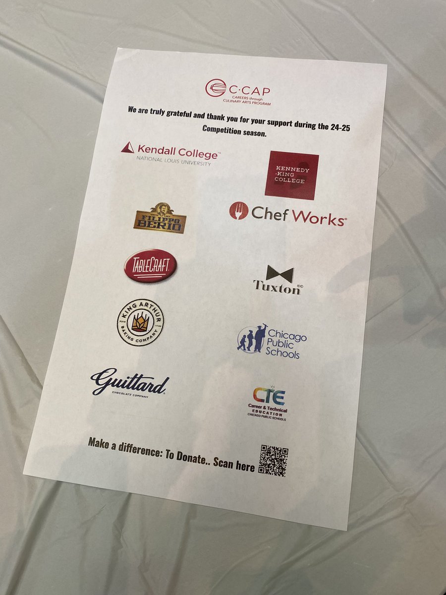 Thank you C-CAP for your partnership! <a href="/ChiPubSchools/">CPS - Chicago Public Schools</a> Seniors competed in the final Culinary Arts competition! #CTE @Dunbar <a href="/NealFSimeon_CA/">SimeonCareerAcademy</a> <a href="/NorthGrandHS/">North-Grand High School</a>