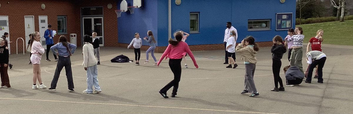 Woodvale went #SportyForty for #ComicRelief2025. We started with the #HokeyCokey by Black Lace (40 years old this year), 40 seconds of skipping, 40 ball passes and a 40m relay. Great fun was had by all although it got a bit competitive at times (the staff more than the children).