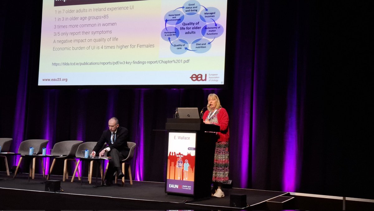 theresekelly47's tweet photo. Excellent talk by Eva Wallace on Continence  in the elderly &amp; what we can do to help our patients. Listen to what they need, what they would like you to do for them.#IAUN #SUNN #EAUN #EAU2025 #ACP https://t.co/YKcaLeLJTb