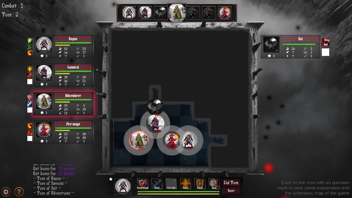 The UI overhaul and the game's new direction are taking shape. A quick screenshot to show you the current state of the project. #gamedevs