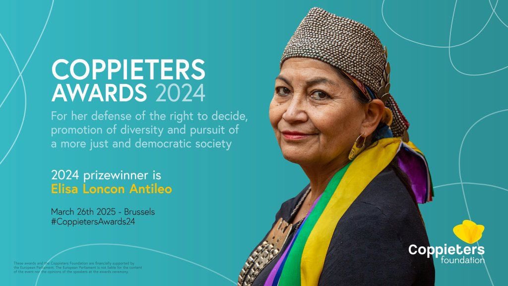 Mientras en chile la persiguen en Europa la premian <a href="/ElisaLoncon/">Elisa Loncon Antileo</a>