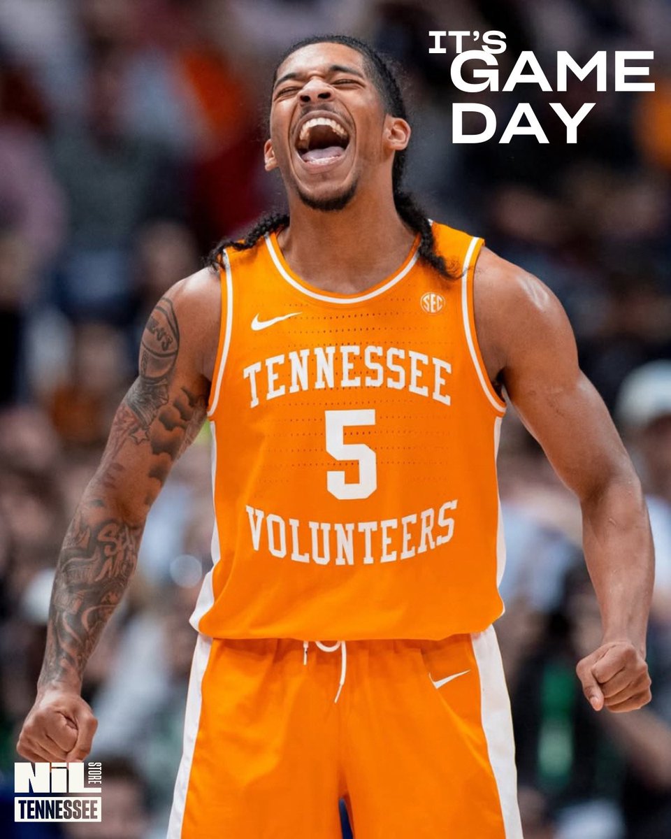 volsnilstore's tweet image. ROUND 2 TODAY! LET’S DANCE 🕺 

#Vols #Tennessee #MarchMadnessMBB