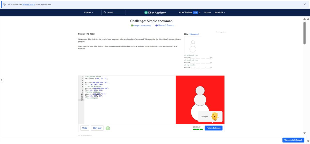 jibriel101's tweet image. This is From Khan Academy. The Goal is to spend at least an hour a day learning how to code. If anyone has tips on learning in a better, please feel free to tell me. I want to be able to get a remote coding job by the end of next year. #Coding #codingbeginners