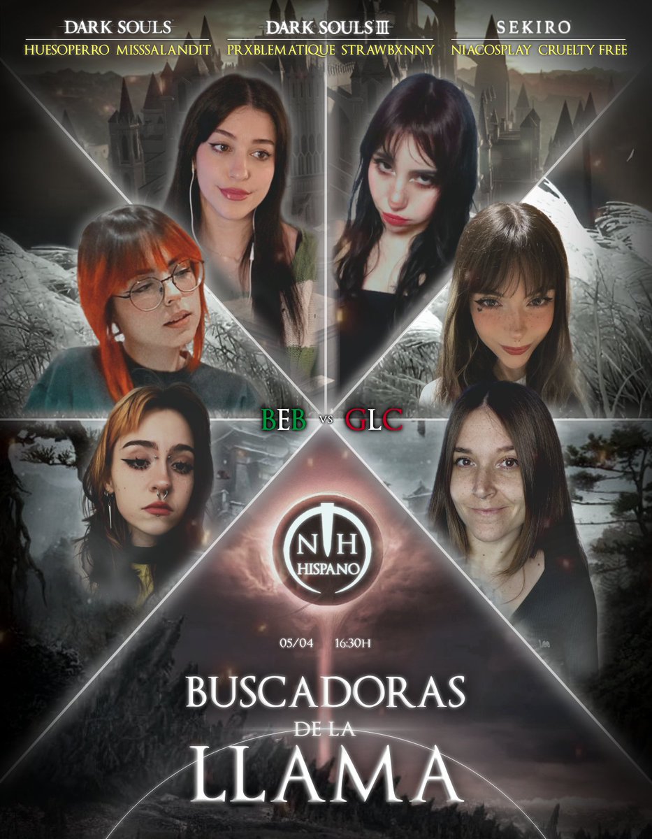 NoHitHispano's tweet photo. Buenas tardes, con mucha ilusión os presentamos nuestro próximo evento

BUSCADORAS DE LA LLAMA

Hemos invitado a 6 pedazo de cracks de señoras a probar la No hit por primera vez. Han elegido un juego, lo están practicando este mes y el SÁBADO 5 de abril, se enfrentarán entre si. https://t.co/nFgWfO5AFs
