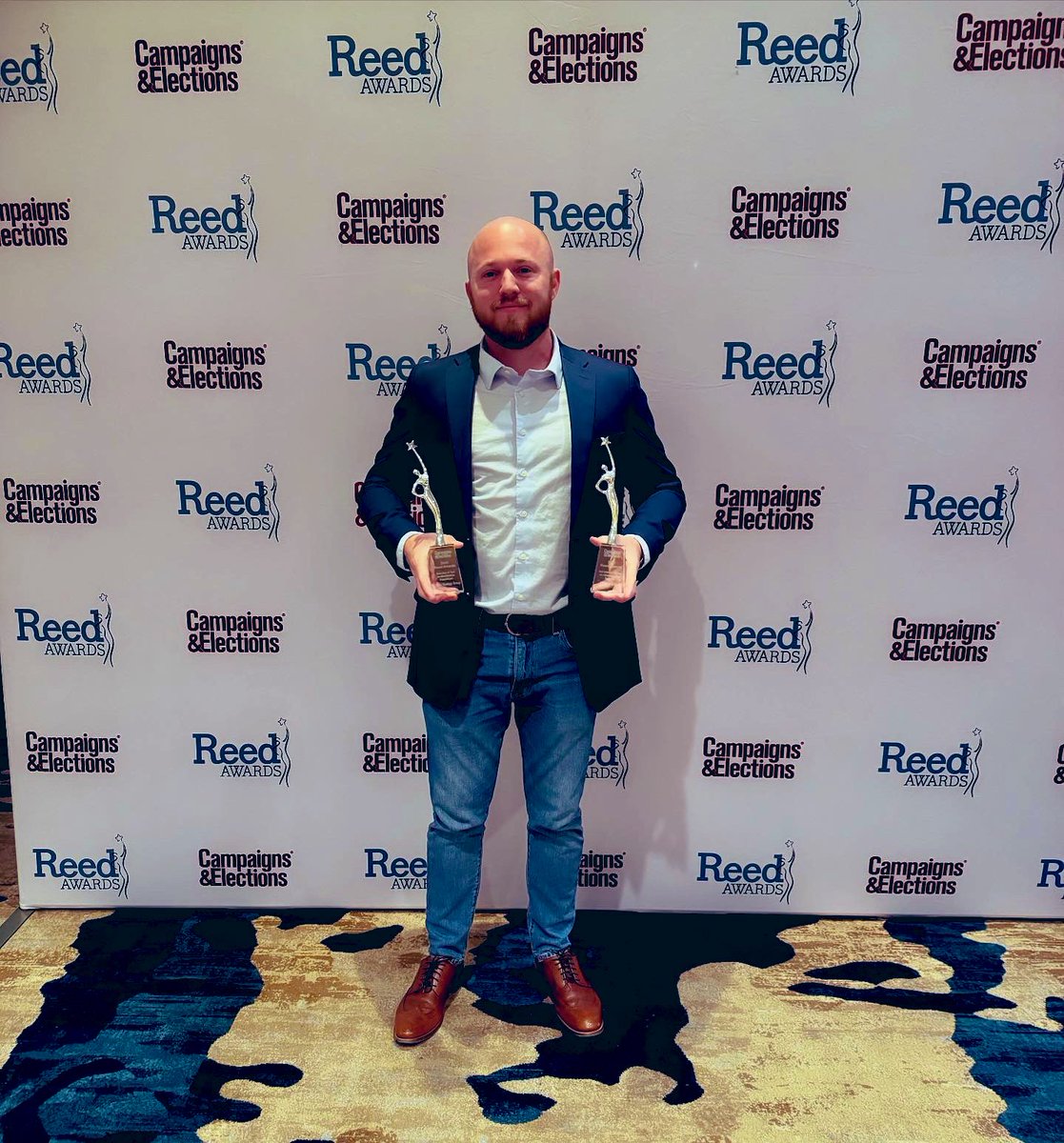 GavinHumble's tweet photo. An incredible night for the @5ptStrategy team as we took home two awards in our very first year as a firm at the @C_and_E Reed’s Award Show. 

Grateful, proud, and just getting started! https://t.co/KrOeKH2la7