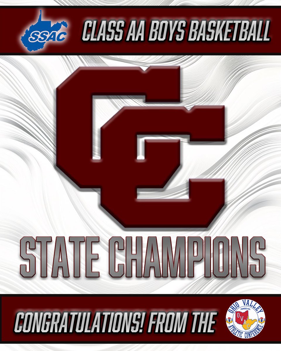 STATE CHAMPS!

Wheeling Central claims the WVSSAC Class AA Boys Basketball State Championship! 

Congratulations to the Maroon Knights and the Wheeling Central community for bringing back a state title to the Ohio Valley!

<a href="/WhgCCAthletics/">CCHSAthletics1865</a> <a href="/CCHSHoops_/">CCHS Basketball</a>