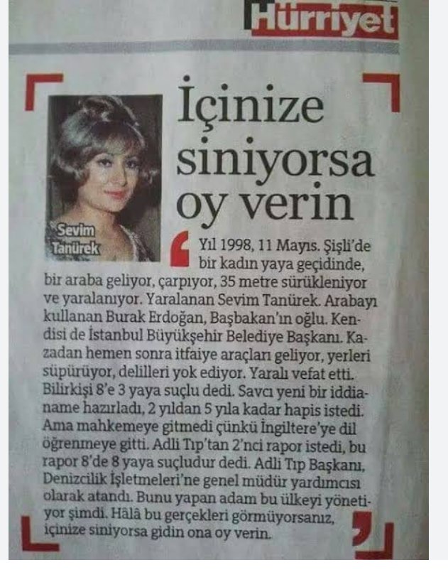 <a href="/nojnest/">Büşra Cebeci</a> Merhum sanatçının oğlu senelerce hukuk mücadelesi verdi yılmadı çok uğraştı yıprandı ama sonunda pes ettirip susturdular acılı evladı çok acı çok feci