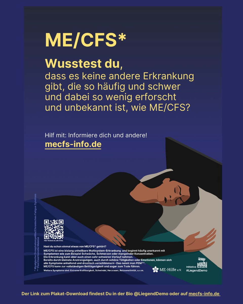 Doch ME/CFS geht uns alle an! Warum?
🔹 Jede*n kann es treffen – auch ohne Vorerkrankungen.
🔹 Es gibt viele Auslöser, es ist wichtig informiert zu sein.
🔹 Long COVID kann in ME/CFS übergehen und betrifft zunehmend junge Menschen.