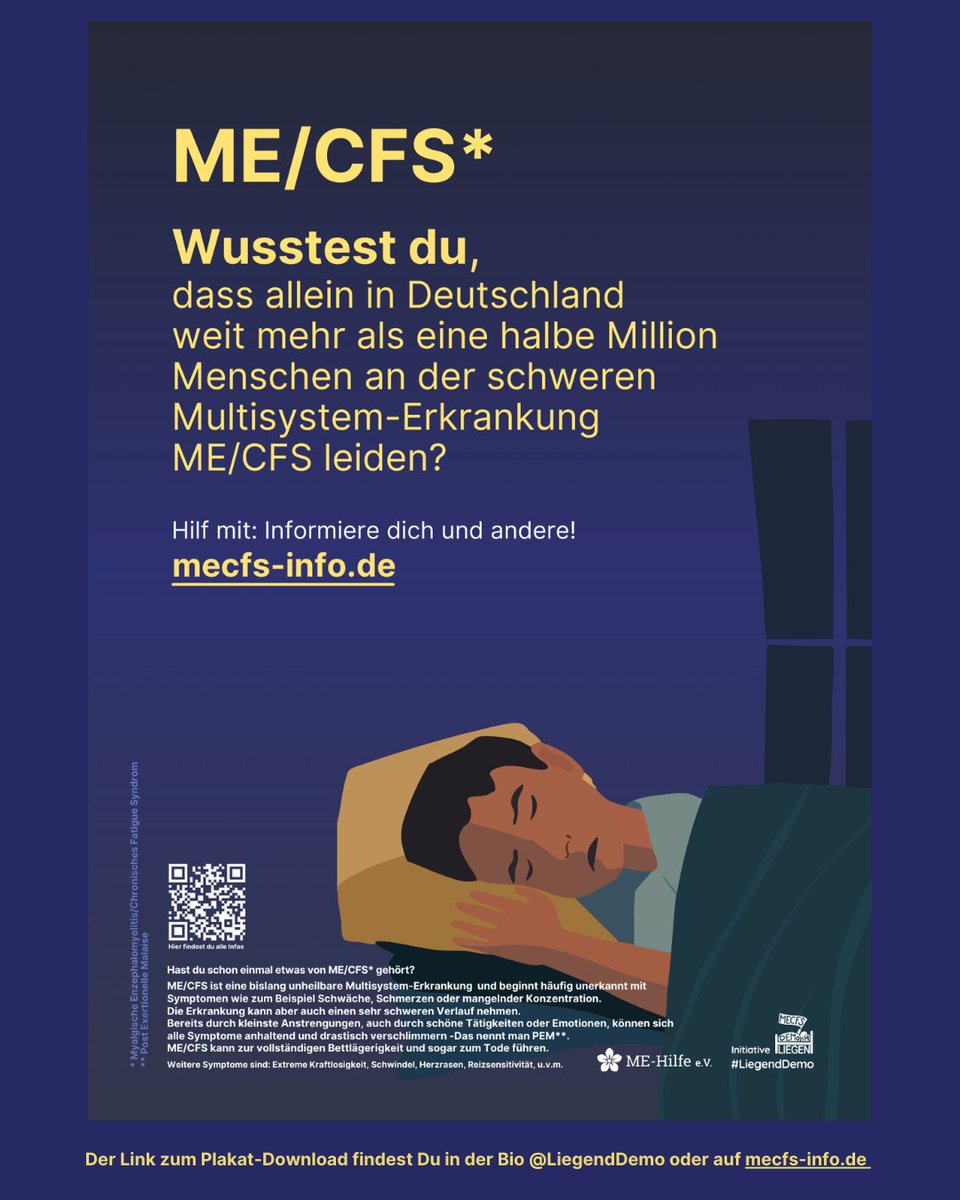 🖼️ Lade dir die Plakate herunter, drucke sie aus und hänge sie in deiner Stadt auf! Stelle dabei sicher, dass das Aufhängen erlaubt ist. 
💻 Teile die digitale Version in deinen sozialen Netzwerken!
📢 Sprich mit Freundinnen, Familie und Kolleginnen über diese Krankheit!