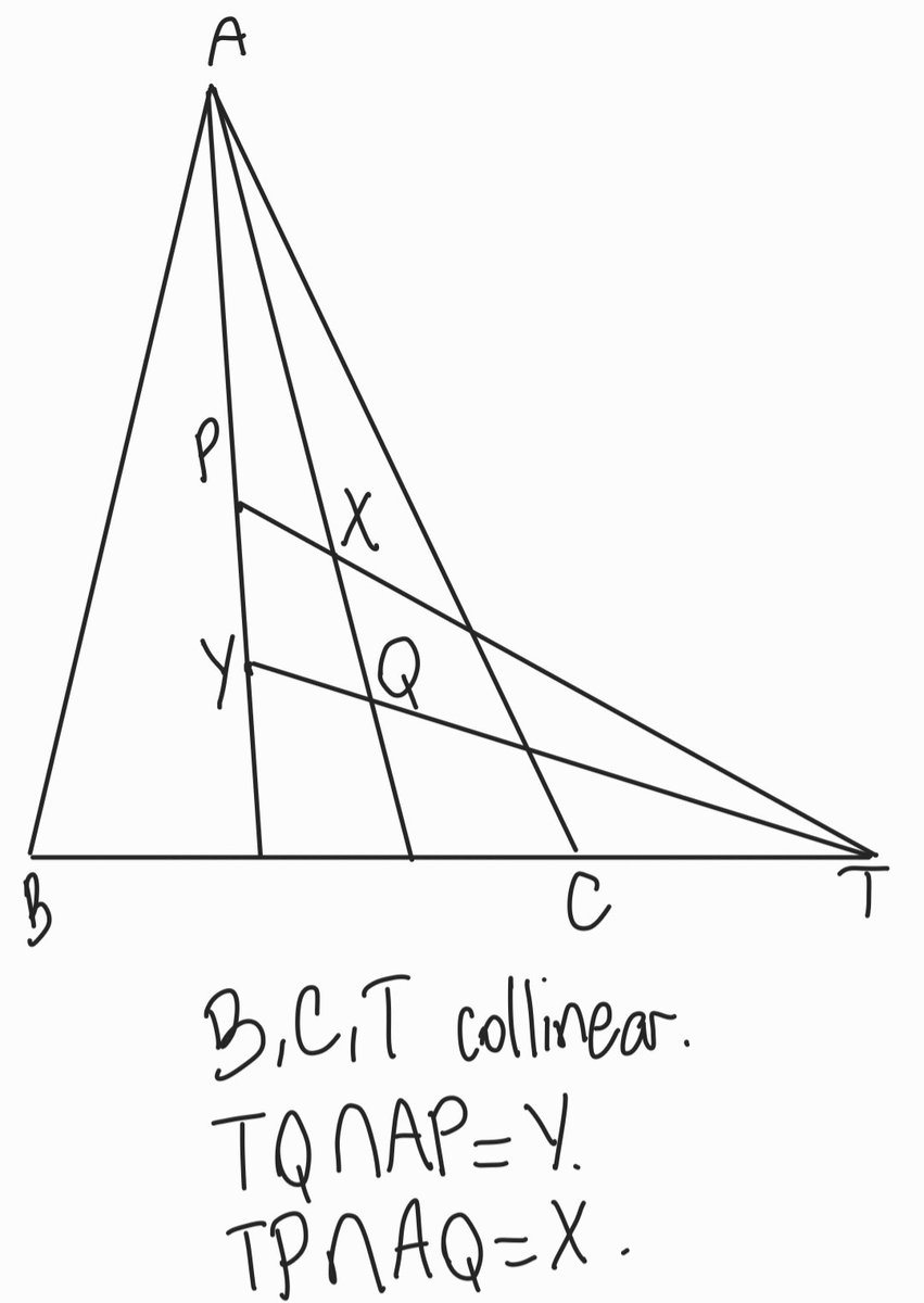 Let Q be the isogonal conjugate of a point P with respect to a triangle ABC.
 Prove that X is the isogonal conjugate of a point Y with respect to a triangle ABC.