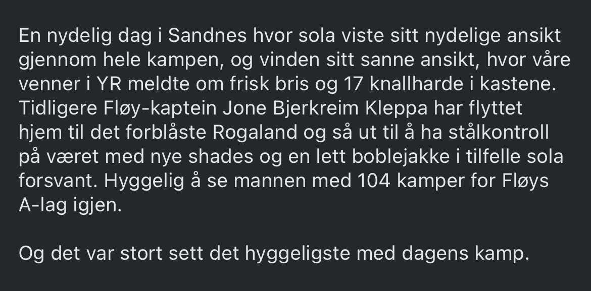 Fløy Fotball tweet media