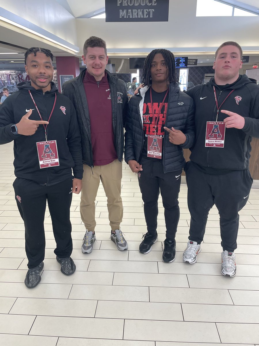 Austin Bobo (@austinbobo10) on Twitter photo Had a great time at Alma for Junior Day! Huge thanks to <a href="/CoachCouchAlma/">Jason Couch</a> and the staff for having us out. Really appreciated getting to visit the campus and learn more about Kilt Style!” Had a great time at Alma for Junior Day! Huge thanks to <a href="/CoachCouchAlma/">Jason Couch</a> and the staff for having us out. Really appreciated getting to visit the campus and learn more about Kilt Style!”