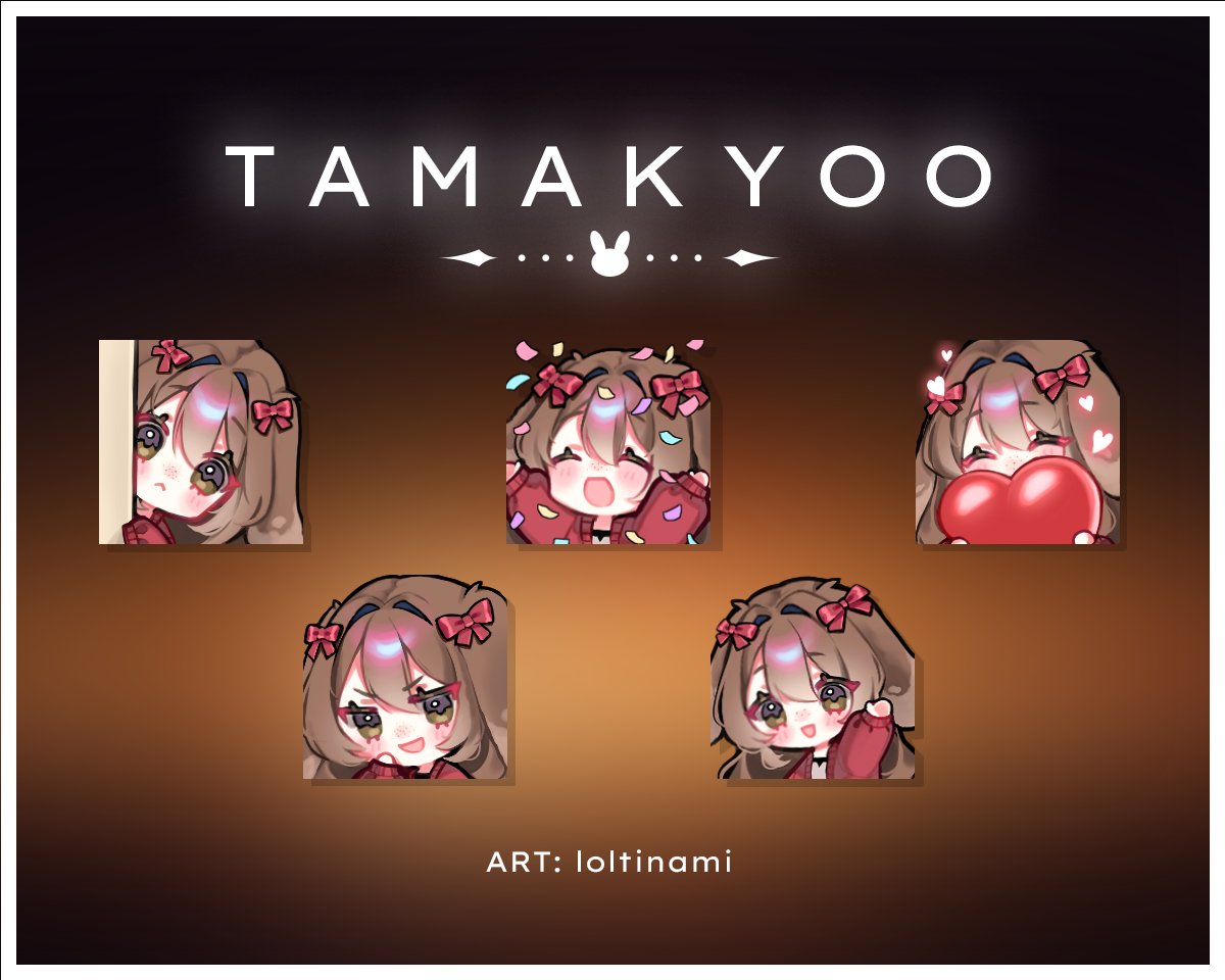 ✨New Emotes! ꒰ᐢ. .ᐢ꒱ ✨

🎨<a href="/loltinami/">tina 🌷⊹</a>

#VTuber #ENVTuber