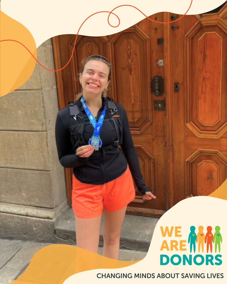 🏁 Huge congrats to our trustee Laura Whitter for completing the Barcelona Marathon! 🏃‍♀️💙 She ran to raise funds for We Are Donors and help us spread awareness about organ &amp; blood donation. Support her here 👉 gofund.me/bb8ff581        #WeAreDonors #BarcelonaMarathon