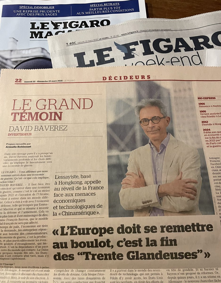 C’est la fin des Trente Glandeuses.
Bienvenue en économie de guerre !

<a href="/Armelella/">Armelle Bohineust</a> | <a href="/Le_Figaro/">Le Figaro</a>