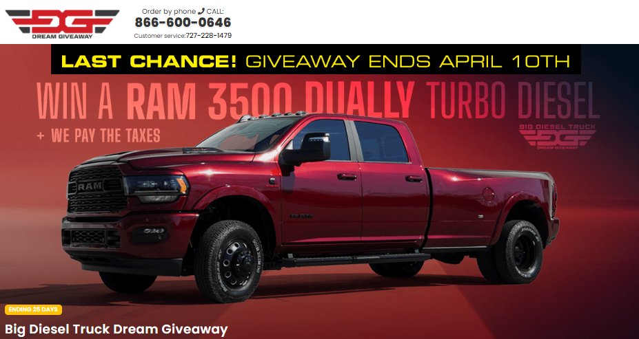 DreamGiveaway's tweet image. 🚛💨 Big Power, Big Dreams!
Win a 2024 Ram 3500 Limited Cummins Diesel Dually 4x4—a $104K towing machine with 37,090 lbs. capacity &amp;amp; Night Edition styling. We’ll even cover $27,500 for taxes!

Enter to win: dreamgiveaway.com/dg/big-diesel-… and use promo code X

#TruckLife #DieselPower