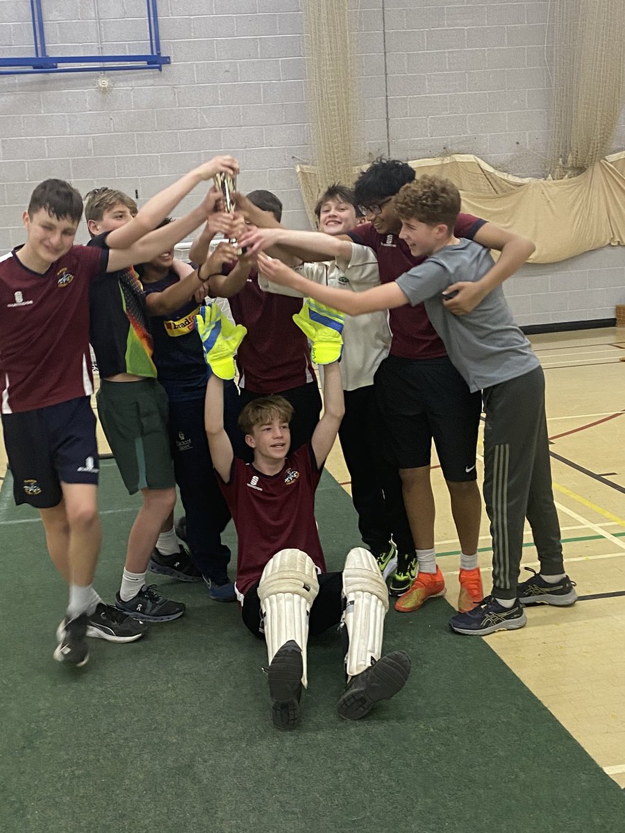 DFCALtd's tweet photo. Congratulations to @blagdoncricket for winning the #DFCA #BYCL Under 15s Indoor Cricket League! https://t.co/wrIhc21pjZ