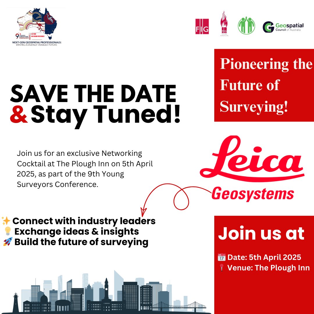As a proud sponsor of the 9th Young Surveyors Conference, we’re excited to host an exclusive Networking Cocktail at The Plough Inn on 5th April 2025. 🏆🥂
This is more than just an event, it’s where collaborations begin, ideas spark, and careers take flight. 🚀💡
