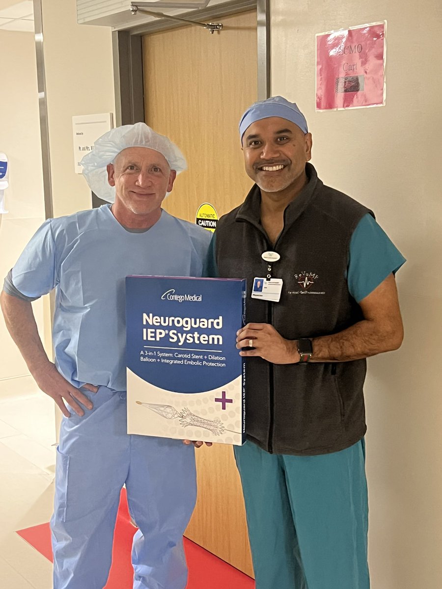 Jon George (@jcgeorgemd) on Twitter photo My first <a href="/ContegoMedical/">Contego Medical</a> #CarotidStent case with integrated embolic protection to reduce embolization in endovascular carotid stenting <a href="/mainlinehealth/">Main Line Health</a>
<a href="/ReVascMed/">ReVascMed</a> <a href="/GPAngioClub/">Phila Angio Club</a> <a href="/ACVCPhila/">Academy for CardioVascular Collaboration</a> My first <a href="/ContegoMedical/">Contego Medical</a> #CarotidStent case with integrated embolic protection to reduce embolization in endovascular carotid stenting <a href="/mainlinehealth/">Main Line Health</a>
<a href="/ReVascMed/">ReVascMed</a> <a href="/GPAngioClub/">Phila Angio Club</a> <a href="/ACVCPhila/">Academy for CardioVascular Collaboration</a>