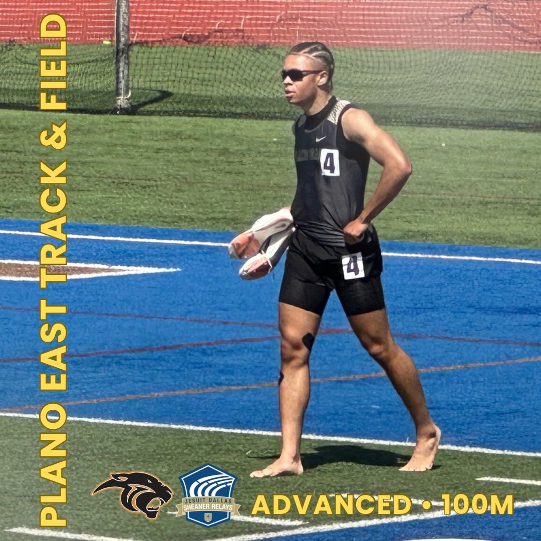 Plano East Cross Country / Track & Field (@planoeastxctf) on Twitter photo 💥Malachi Terry Advanced to the finals in the 100m at Jesuit-Sheaner Relays💥
<a href="/EastPanthers1/">Plano East Senior High School Panthers</a> <a href="/PESH_Athletics/">Plano East Panthers</a> <a href="/CoachReedXCTF/">Robert Reed</a> 💥Malachi Terry Advanced to the finals in the 100m at Jesuit-Sheaner Relays💥
<a href="/EastPanthers1/">Plano East Senior High School Panthers</a> <a href="/PESH_Athletics/">Plano East Panthers</a> <a href="/CoachReedXCTF/">Robert Reed</a>