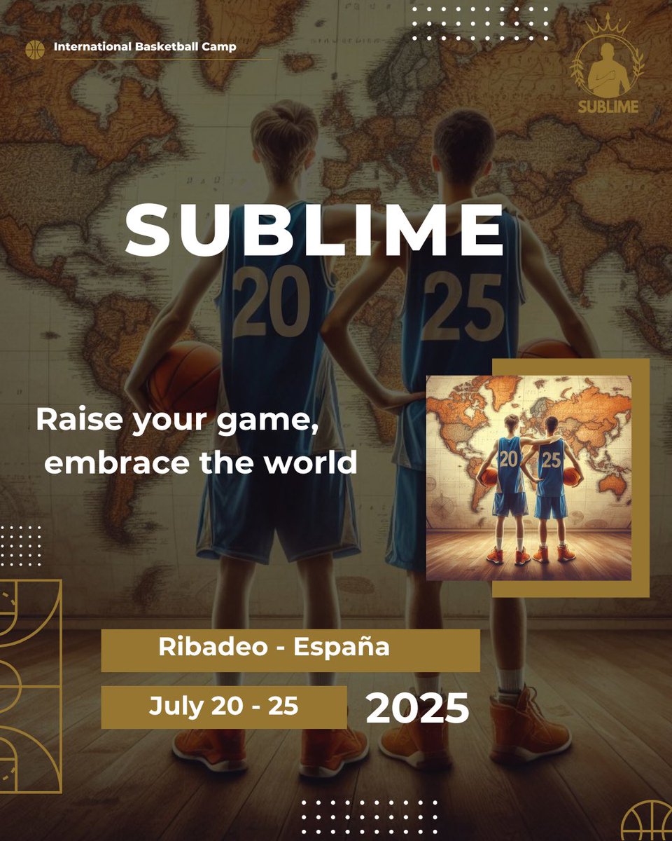 SUBLIME Ribadeo is our first camp. 

Young basketball players will receive the most complete training with top professionals selected by Payton Pritchard's team 🏀 

Why choose SUBLIME? 
Thread 🪡🧵⬇️