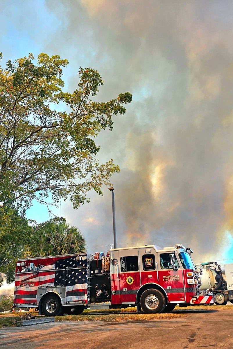 OmarBlancoFL's tweet photo. As the #344Fire continues to challenge our community, I want to take a moment to thank my MDFR brothers and sisters who are on the front lines battling this difficult fire. Your courage and dedication in the face of danger never go unnoticed.

I also want to recognize the many firefighters and paramedics who are holding the line across the county—responding to a higher volume of calls while so many resources are committed to this fire. Your work is vital, and your resilience is appreciated.

A special thank you as well to Miami-Dade Emergency Management, Florida Forestry, and our Law Enforcement partners for their service and coordination. It’s in times like these that strong partnerships and shared commitment make all the difference.

Stay safe out there, and know that your community stands with you.