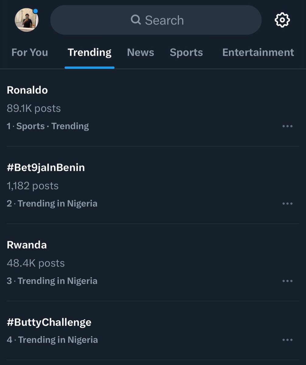 sickoboymp3's tweet photo. Seeing #ButtyChallenge trending at number four on the Nigeria trend table today it’s one feeling I can’t explain!!! 

Y’all go stream here; https://t.co/K5UPwRRlV7 https://t.co/cMCbm13tok