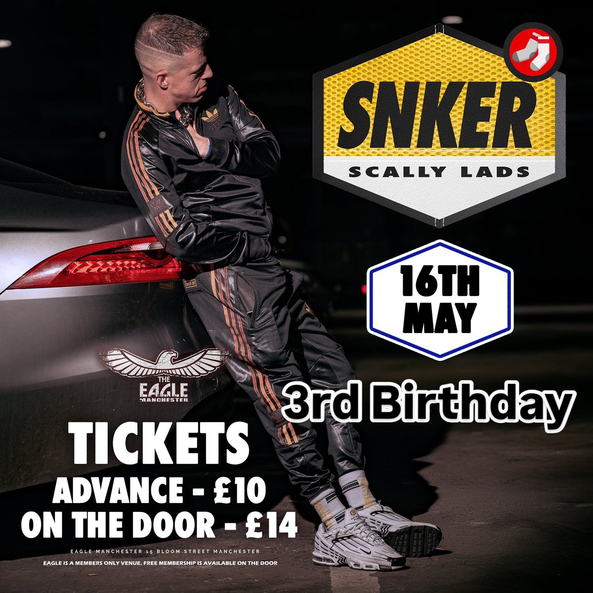 It’s our 3rd Birthday 🎈 on May 16th we will be celebrating in the main bar @eaglemanchester come join us GRAB EARLY BIRD Bargain 50% when you use the code: earlybird that’s JUST £5 Limited amount available bit.lyTXM-Tickets