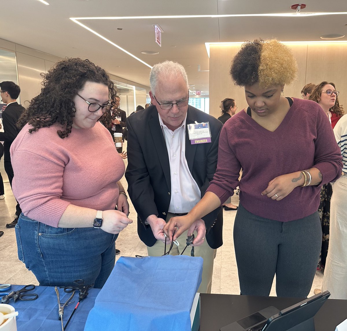 Patricia Marcolin (@patriciamrcln) on Twitter photo Honored to have presented our surgical simulator at the <a href="/AmCollSurgeons/">American College of Surgeons</a> Surgeons and Engineers Meeting today. I hope everyone who visited our stand had a great time practicing! Honored to have presented our surgical simulator at the <a href="/AmCollSurgeons/">American College of Surgeons</a> Surgeons and Engineers Meeting today. I hope everyone who visited our stand had a great time practicing!