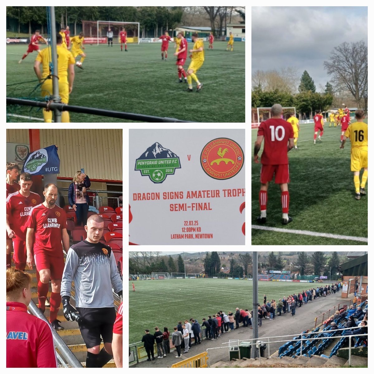 ifor roberts (@ifor_roberts) on Twitter photo +127.Gêm gyn derfyno #DragonSignsAmateurTrophy o <a href="/NewtownAFC/">Newtown AFC</a> .Doedd hi ddim i fod heddiw i'r tîm o ogledd Cymru,ond glod am yr ymdrech.Llongyfarchiadau i'r tîm o'r de am gyrraedd rownd derfynol. <a href="/PenygraigUnited/">Penygraig United</a> 1 <a href="/LLANRWSTUTD_FC/">CPD LLANRWSTUTD FC</a> 0.#Groundhopping <a href="/superdart20/">Superdart20</a> <a href="/NonLeagueHQ1/">NonLeagueHQ</a> #CWFA +127.Gêm gyn derfyno #DragonSignsAmateurTrophy o <a href="/NewtownAFC/">Newtown AFC</a> .Doedd hi ddim i fod heddiw i'r tîm o ogledd Cymru,ond glod am yr ymdrech.Llongyfarchiadau i'r tîm o'r de am gyrraedd rownd derfynol. <a href="/PenygraigUnited/">Penygraig United</a> 1 <a href="/LLANRWSTUTD_FC/">CPD LLANRWSTUTD FC</a> 0.#Groundhopping <a href="/superdart20/">Superdart20</a> <a href="/NonLeagueHQ1/">NonLeagueHQ</a> #CWFA