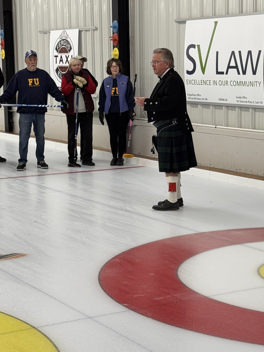 SenatorRobBlack's tweet photo. This morning I was pleased to participate in the opening of the 2nd draw for the 2025 #CurlForACause Bonspiel in Fergus, in support of the Aboyne Rural Hospice. Two full draws and lots of smiles and fundraising going on! It’s important to #BackTheBuild https://t.co/udITifFvCQ