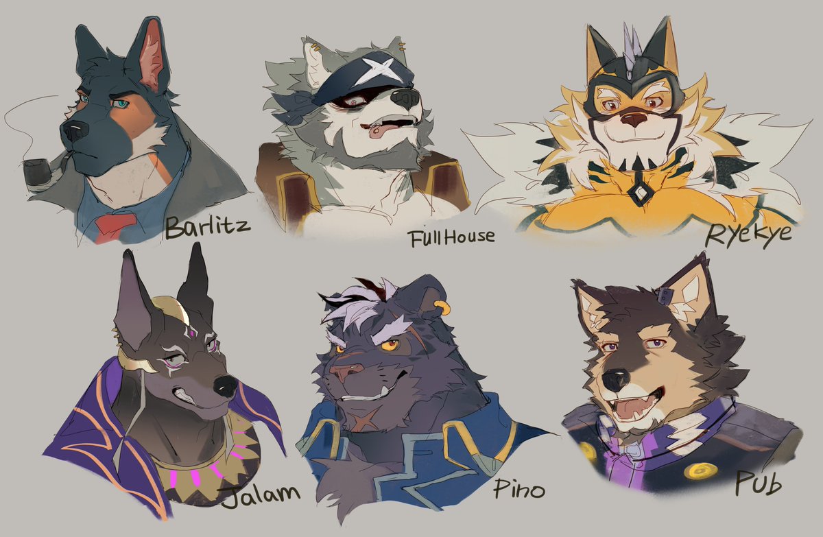 又画了六个，画爽啦