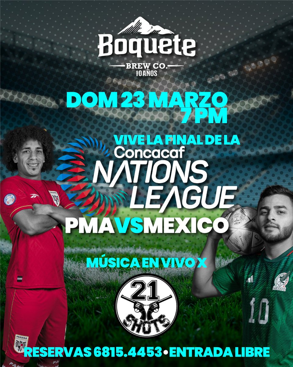 Boquete

Música en vivo

Cerveza

Panamá vs México

Más nada que pedir ☺️