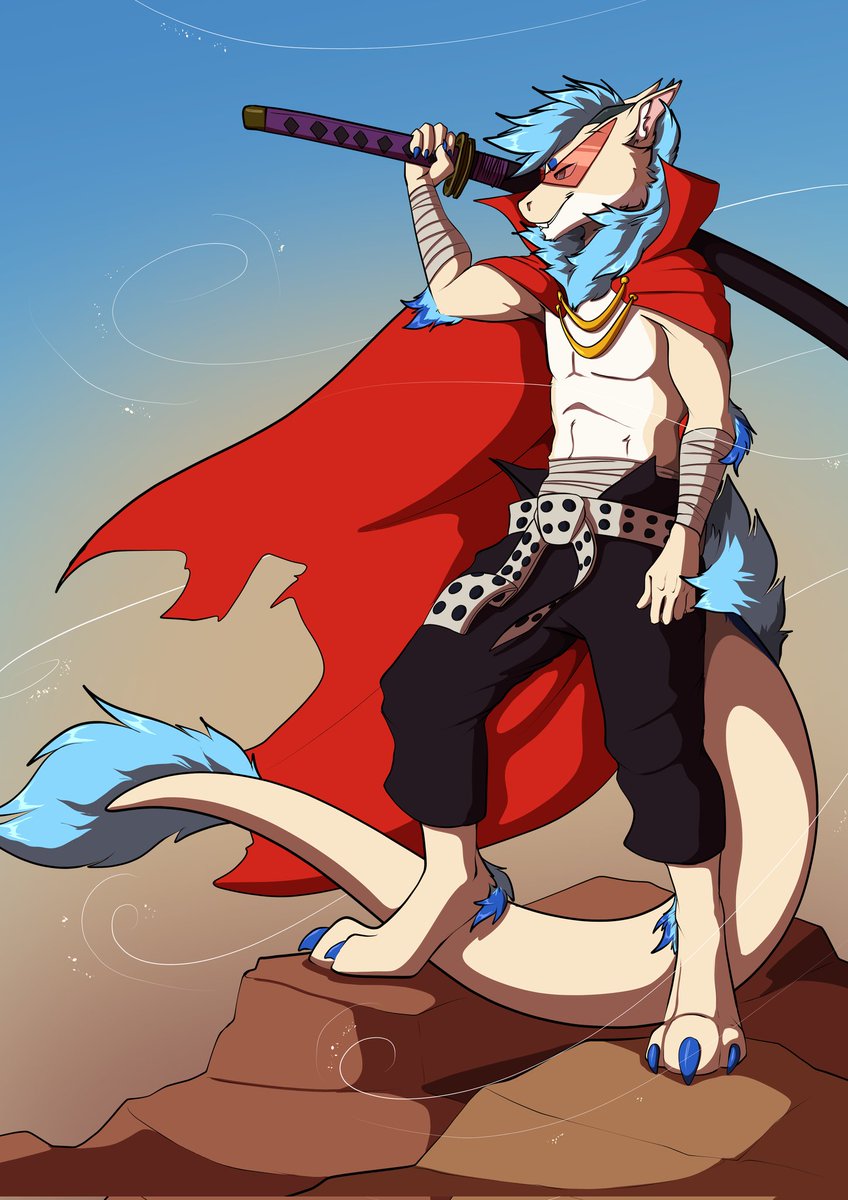 57Manex's tweet image. Illustration commission for Pyro