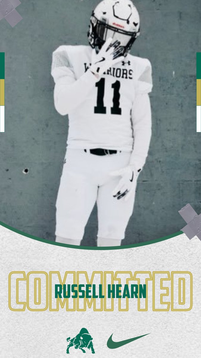 Welcome Russell Hearn to the Bison Football Family!