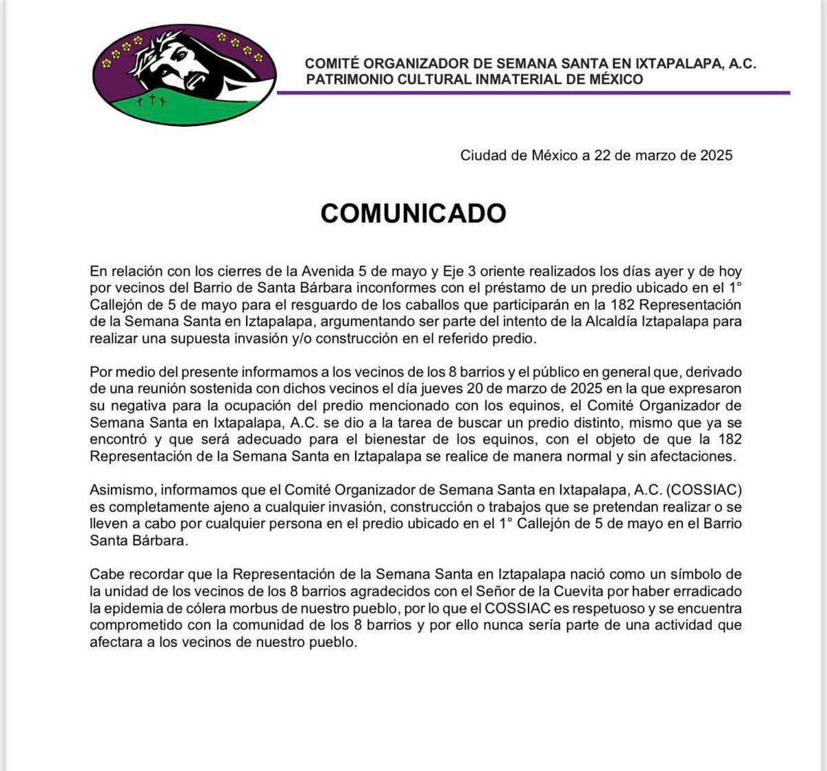 📢 #Comunicado 📢