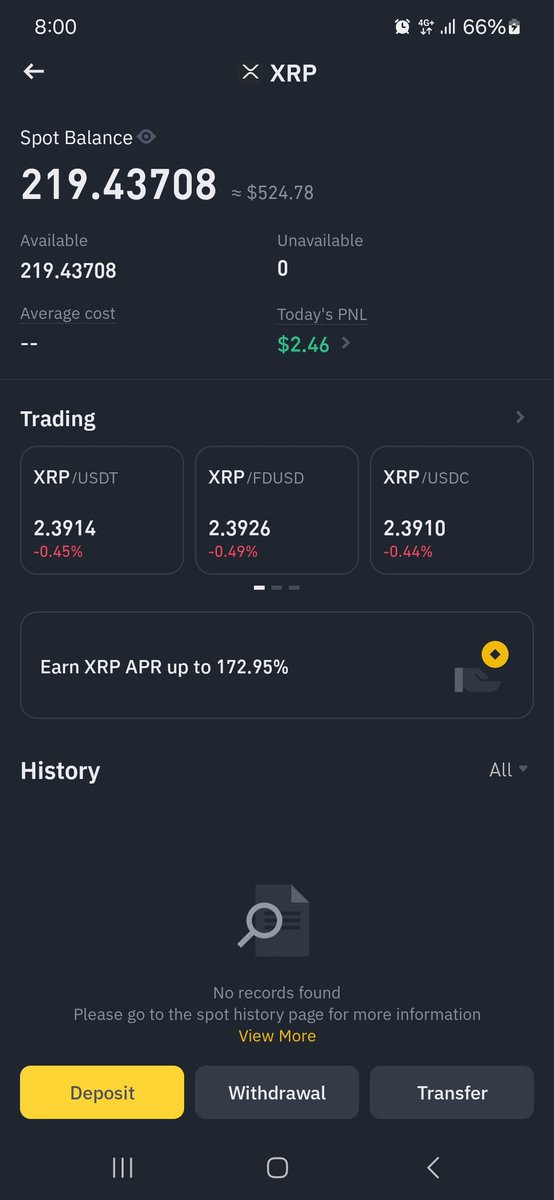 michaeltawk's tweet photo. A few days ago I spotted the hashtag #its_over trending. It was about Ripple. I went directly to my Binance account. In 2017 I have invested $100 in XRP, now they're worth $500. https://t.co/4meHZJzgM6