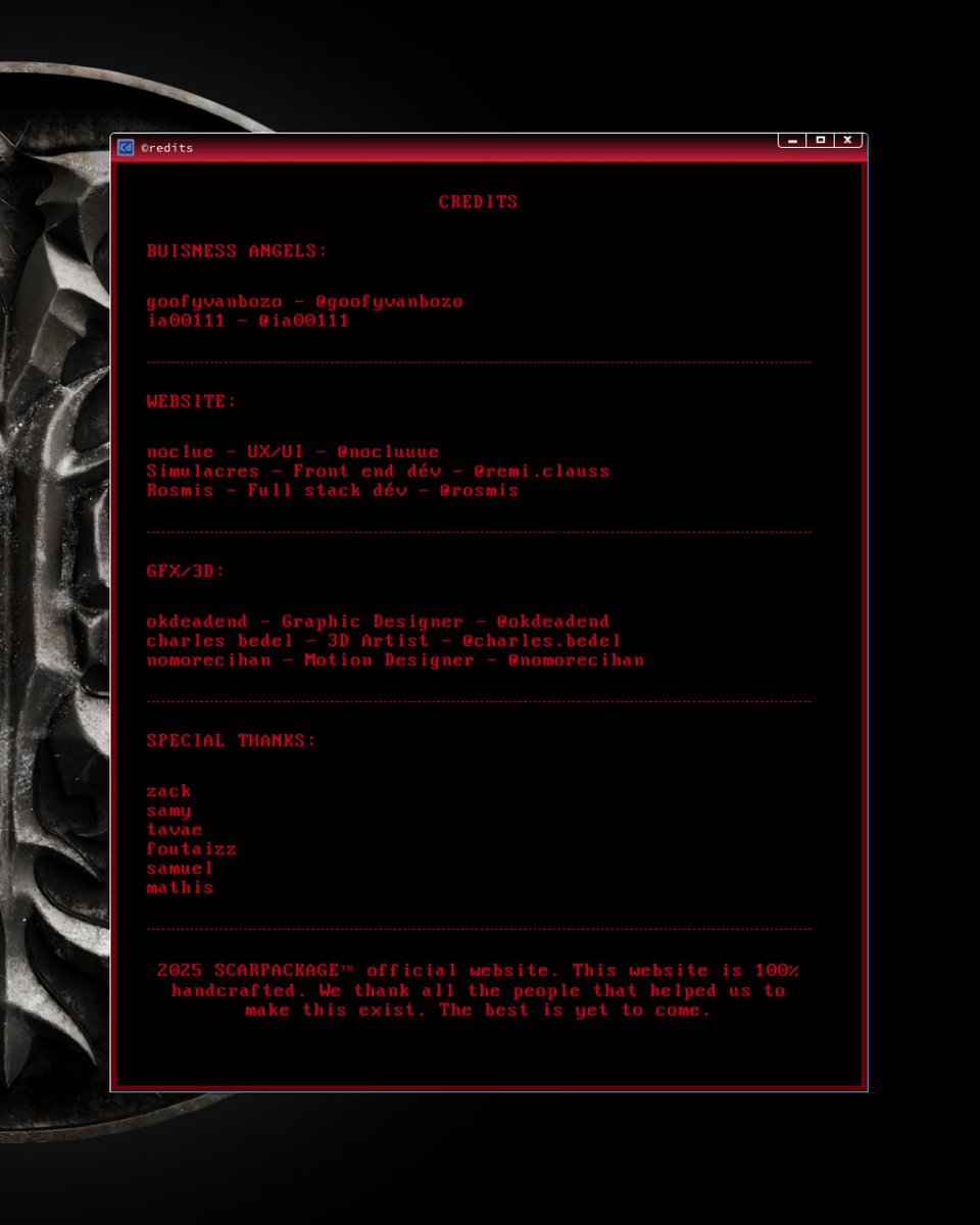 Daistudioo's tweet image. SCARPACKAGE™ official website
@scarpackage 
@aintnoclue340 @Rosmis95 
@7_irko @novitchokinside @amne3333