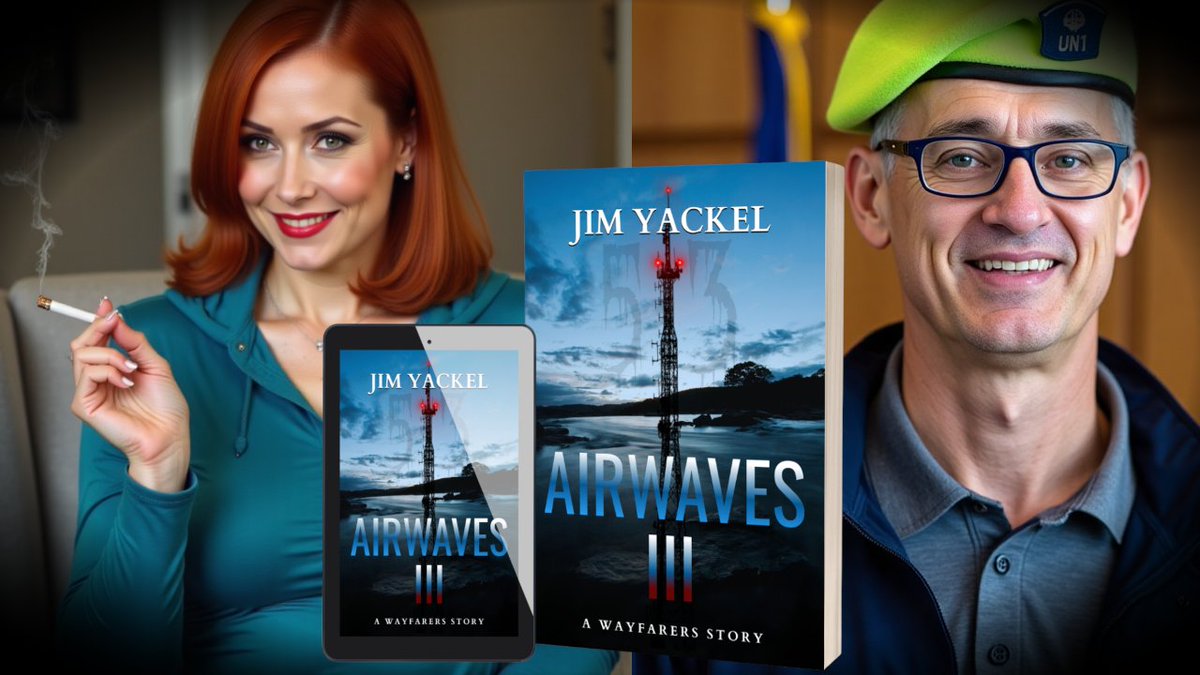 jim_yackel's tweet image. 😏 McMaster & Weiss smile, but danger looms. What’s their deal? Dive into Airwaves Three! 📖 #Kindle #Print
Get it: amazon.com/dp/B0F23QYLNV
#Fiction #Suspense #BookBoost #IARTG