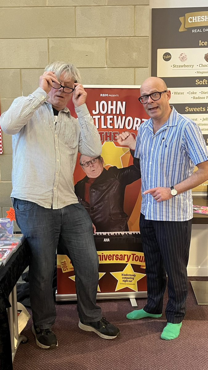 John Shuttleworth (@johnshuttlewrth) on Twitter photo Isn’t that Harry Hill off the telly? Lovely to bump into him at Shrewsbury <a href="/theatresevern/">theatresevern</a> But oof, I do wish that Graham fellow would stop trying on my spectacles! Isn’t that Harry Hill off the telly? Lovely to bump into him at Shrewsbury <a href="/theatresevern/">theatresevern</a> But oof, I do wish that Graham fellow would stop trying on my spectacles!