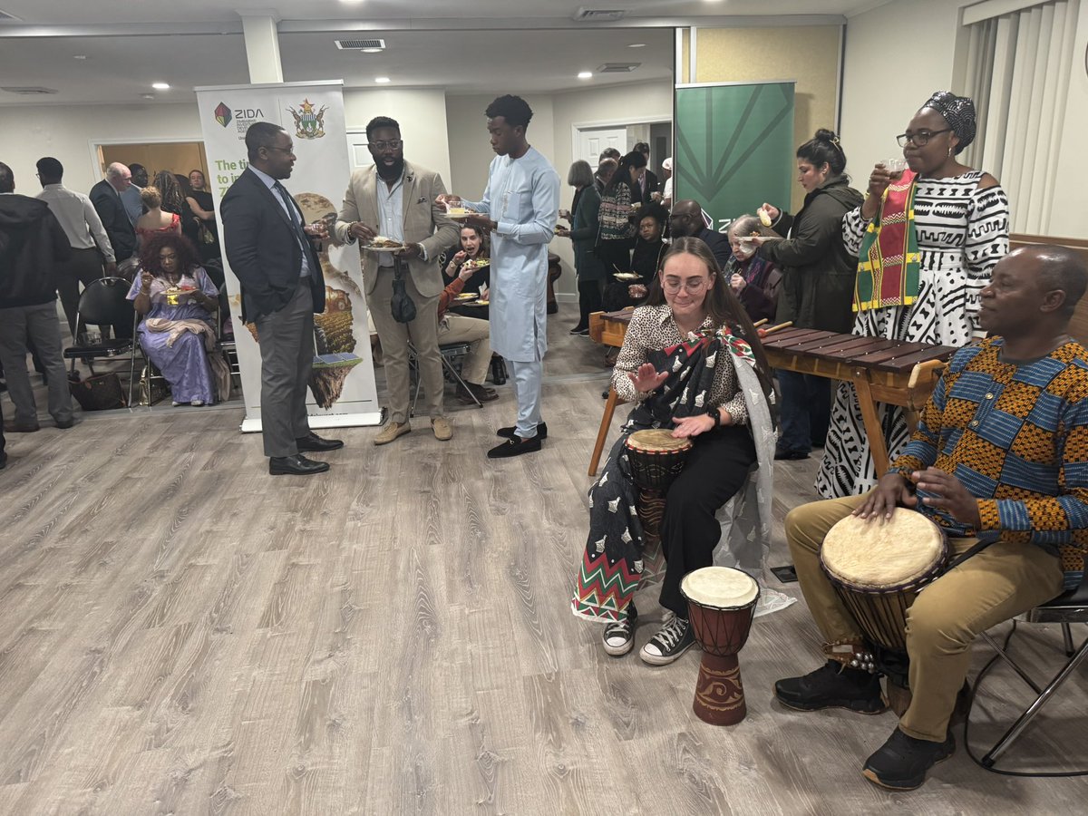 Mission hosted Experience Zimbabwe culture day in partnership with ThingstodoDC. It attracted participants eager to learn abt Zimbabwe culture.Charge d’Affaires Mrs S.Bhoroma extended a warm welcome to attendees setting the tone for an engaging night
#Zimbabwe #Culture #events