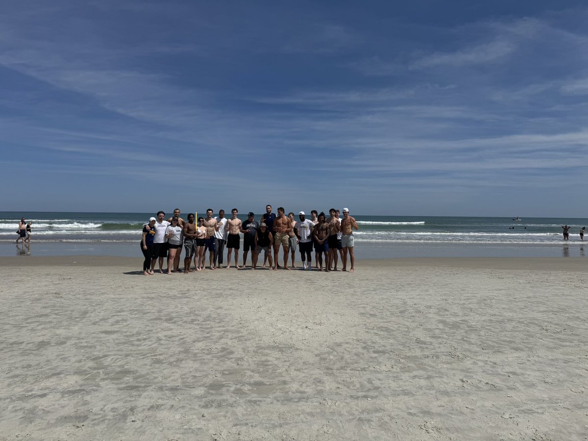 📍Daytona Beach 🏝️ 

Staying active on the off day! 

#RaiseTheFlag | #BigSkyMBB