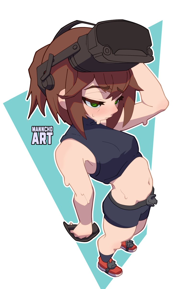 Hot an Tired after some VRC.
Commission by <a href="/mannchoart/">🔥MannchoArt🔥 VGEN OPEN 2/4</a>