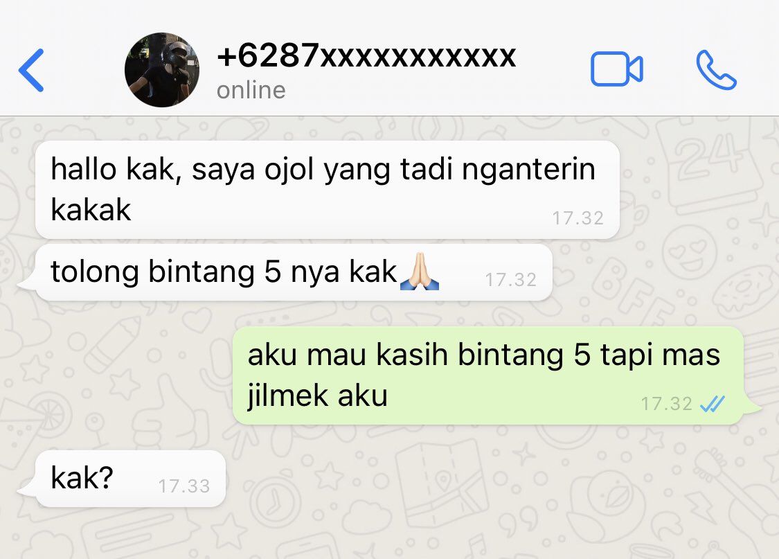 daddiethv's tweet photo. “mas ojol” 🔞

mas ojol minta bintang 5, tapi bula cuma mau ngasih bintang kalau dienakin…. https://t.co/r96O6qC5F4