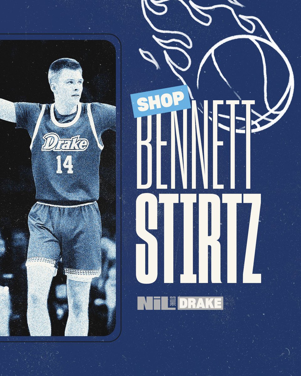 DrakeNILStore's tweet image. No better time than now😤

Cheer on Stirtz and the Bulldogs TONIGHT and rep their merch🔥 nil.store/drake/drk-benn…

#drakebulldogs #drakembb