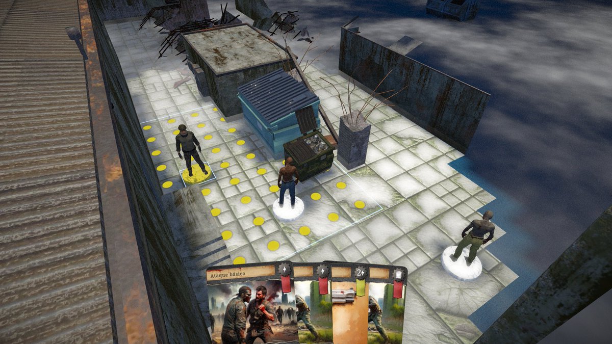 After a year of silence, we're finally awake... and the undead are hungry! Get ready for our new game, coming to PC &amp; VR! #screenshotsaturday #games #gamers #videogames #gamedevs #gamedevelopers #gamedevelopment #indiegames #steam #steamgames #metaquest #vrgames #tabletopgames