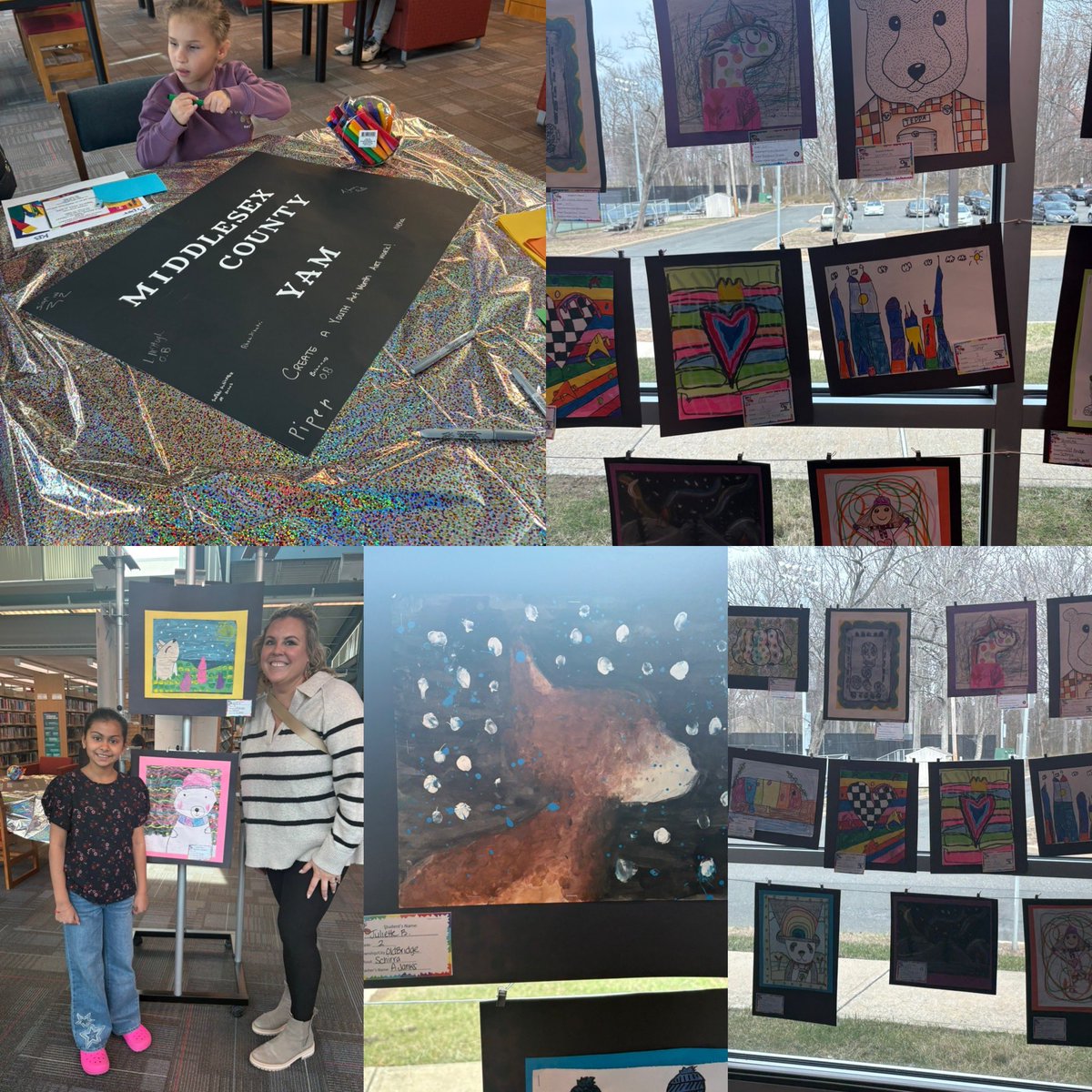 Thank you Old Bridge Public Library for a great NJ Makers Day and for hosting the AENJ Middlesex County YAM Exhibit... so many talented young artist... loved seeing so many OB students participating... <a href="/ArtEducatorsNJ/">AENJ</a> 
<a href="/OldBridgeTPS/">The Bridge</a>