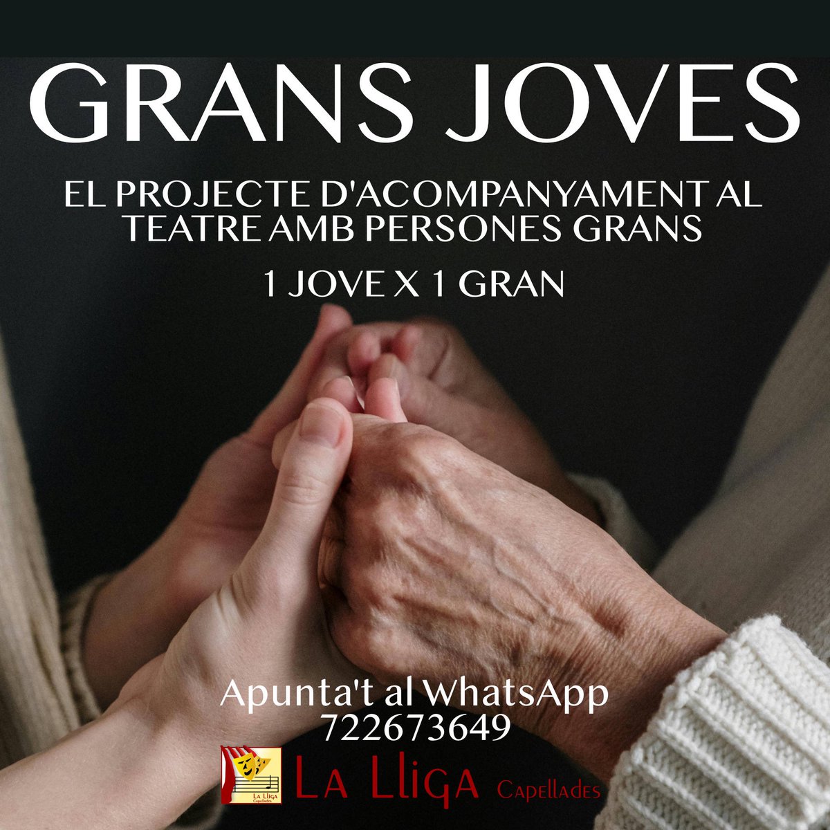 🫶 Avui hem tingut la sort de comptar amb la companyia de sis persones que formen part del projecte Grans Joves de La Lliga.

La Paula i l'Isabel
La Ivana i el Sebi
La Tania i el Joan 

Gràcies a aquestes noies joves que fan més humana la societat i més gran La Lliga. ❤️❤️❤️