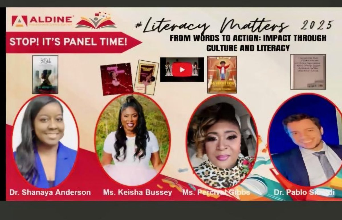 Great experience at #Literacy Matters 2025 FROM WORDS TO ACTION: IMPACT THROUGH
CULTURE AND LITERACY!
@AISDLITMATTERS
#LITERACYMATTERS2025
# ALDINEIMPACT
